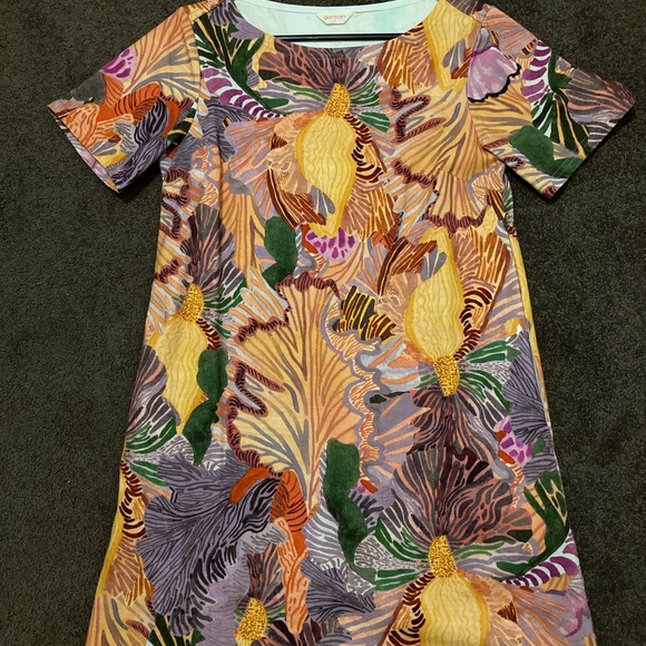 Gorman Iris Veins Swing Dress Size S 